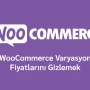 WooCommerce Varyasyon Fiyatlarını Gizlemek